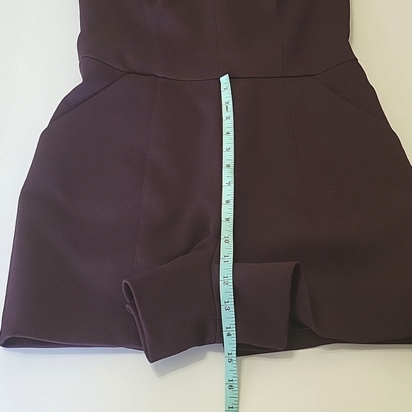 Ted Baker London Nuada elegant romper in rich purple, jeweled neckline size 2 - Picture 16 of 16